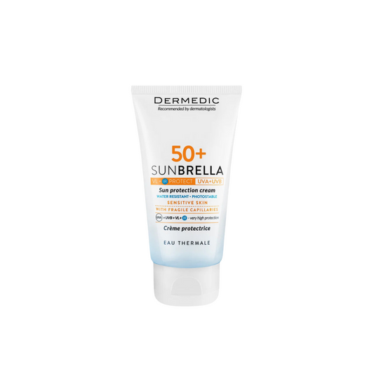 Dermedic Sunbrella Spf 50 + Sun Protection Cream Skin With Fragile Capillaries 50ml - Medaid - Lebanon