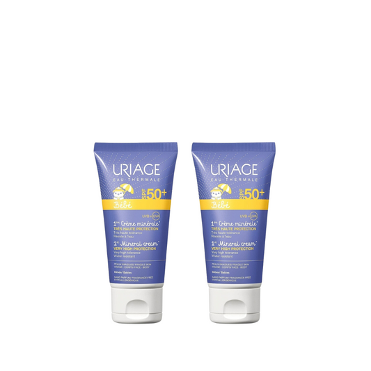 Uriage Baby 1st Mineral Cream SPF50 50ml Duo At 15% Off - Medaid - Lebanon