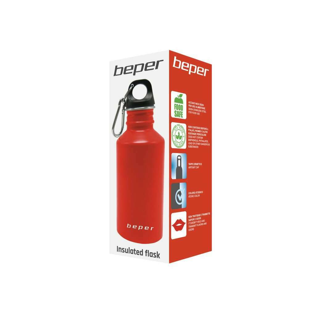 Stainless Steel Isolated Flask - Red - Medaid International