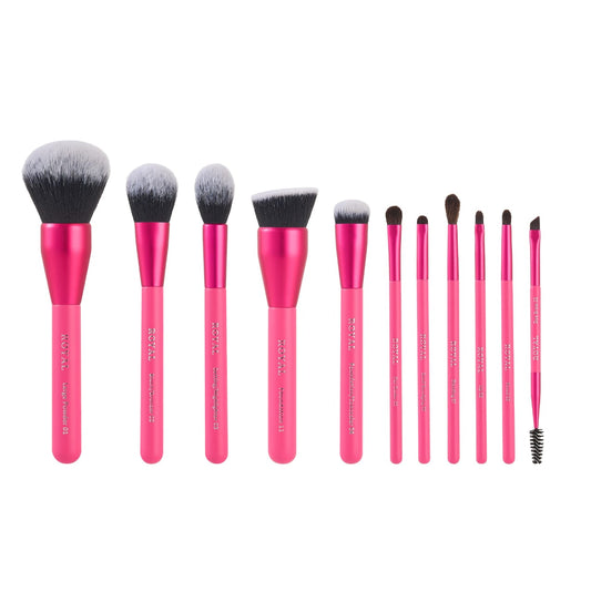 Royal Cosmetics Hot Pink 11 pieces Brush Set - Medaid International