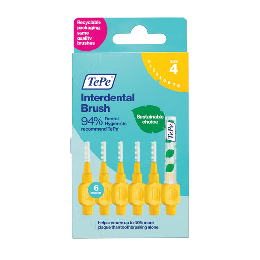 Tepe - Interdental Brush Size 4 Yellow - Medaid International