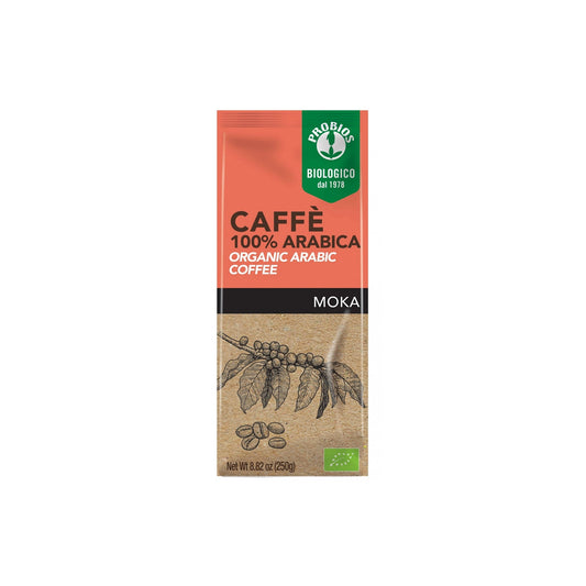 BROBIOS ORGANIC CAFFE' 100% ARABICA PER MOKA - Medaid International