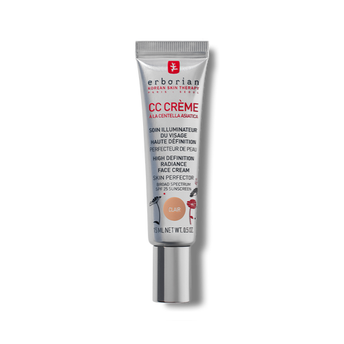 Erborian CC Cream – buildable tinted color corrector with SPF 25 - Doré (Golden) - 45ML - Medaid