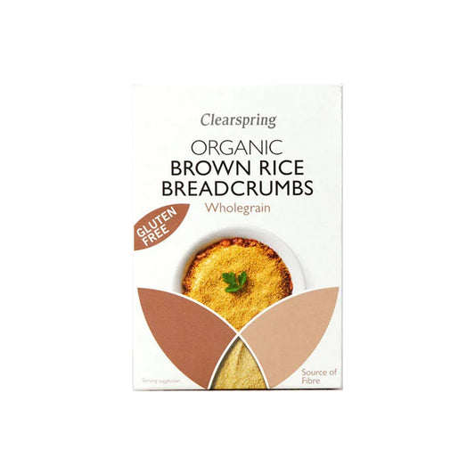 CLEARSPRING ORGANIC BROWN RICE BREADCRUMBS - GLUTEN FREE - Medaid International