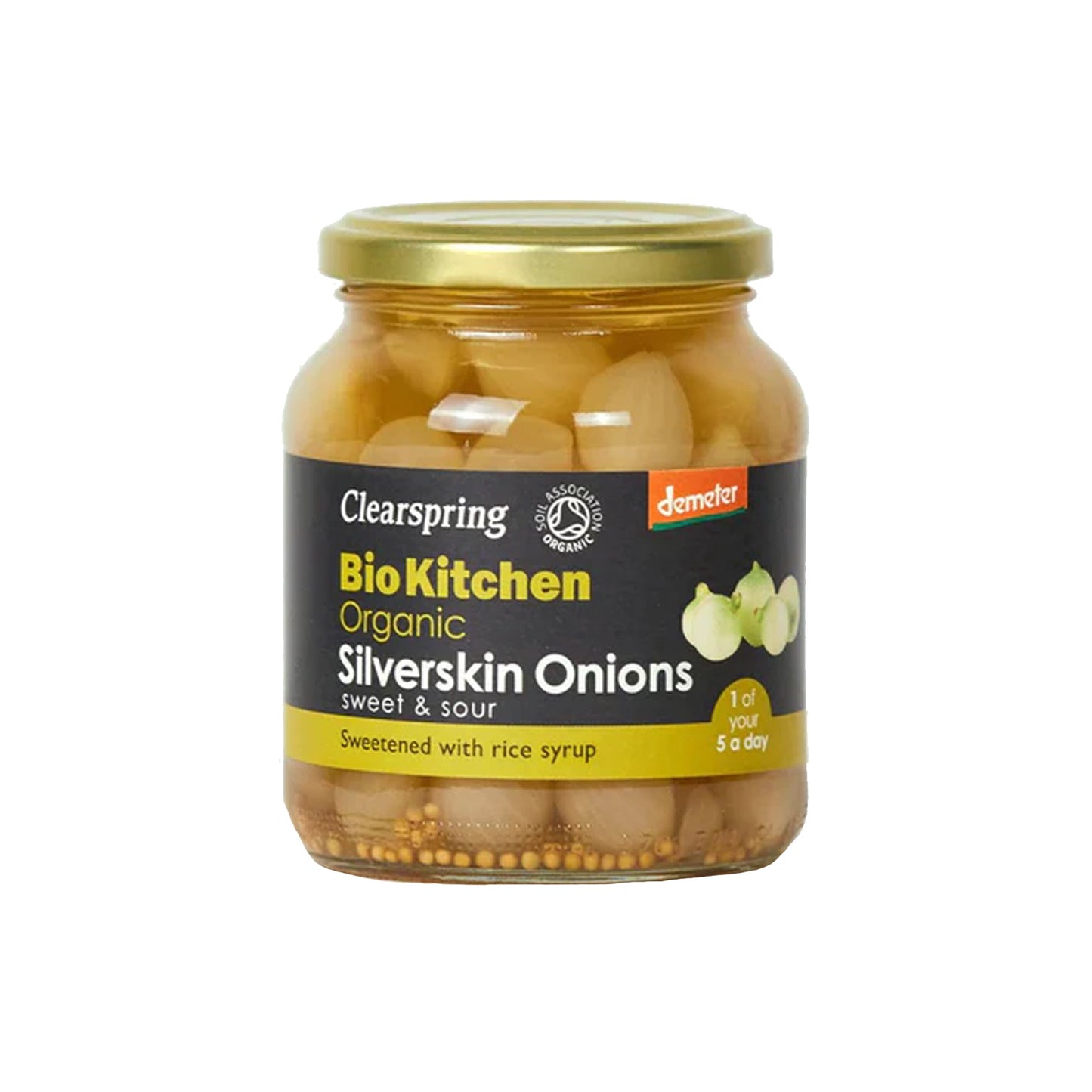CLEARSPRING SILVERSKIN ONIONS - SWEET & SOUR (PICKLED) - Medaid International