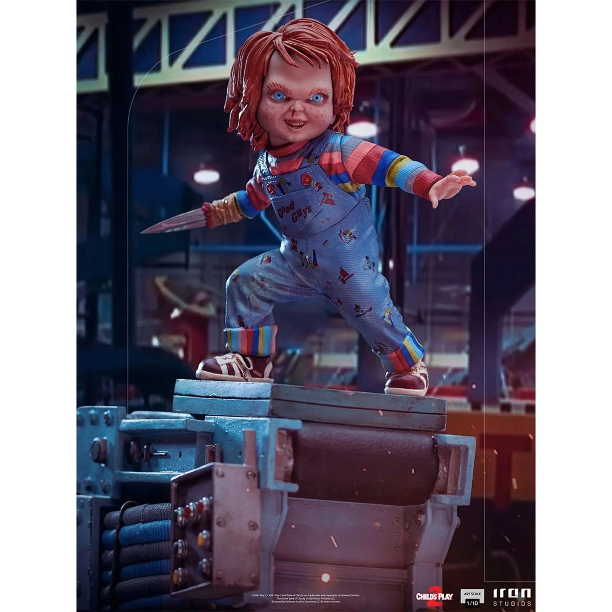 Child`s Play II Chucky  1/10 Art Scale by Iron Studios - Medaid International
