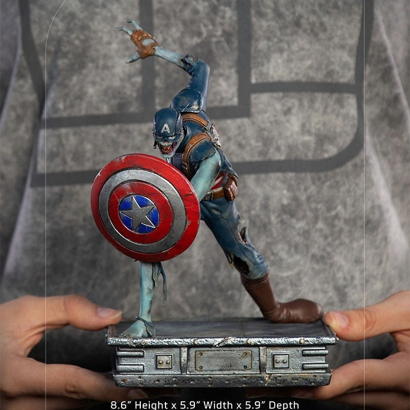 Captain America Zombie What if ? 1/10 Art Scale Statue by Iron Studios - Medaid International