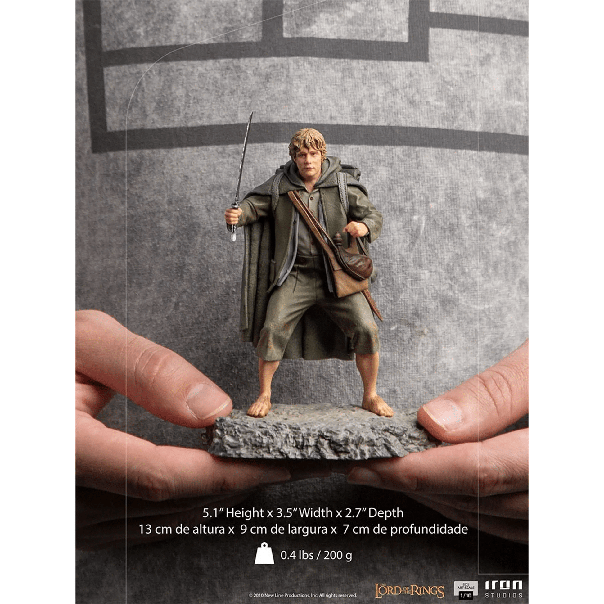THE LORD OF THE RINGS - SAM BDS ART SCALE 1/10 STATUE BY IRON STUDIOS - Medaid International