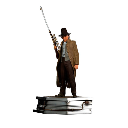 Back To The Future III Doc Brown  1/10 Art Scale Statue by Iron Studios - Medaid International