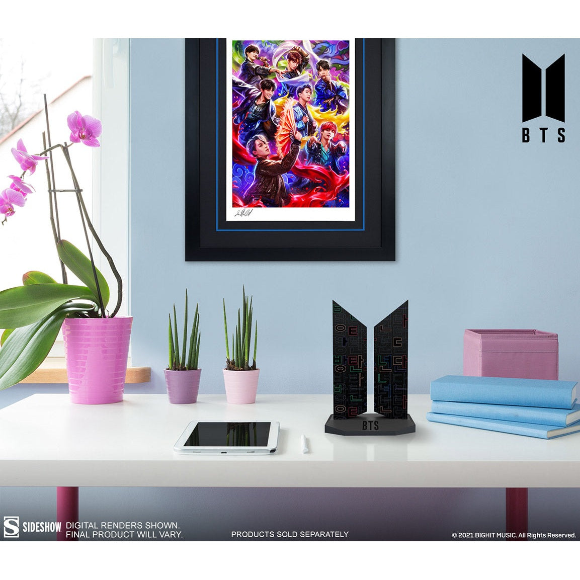 BTS Logo Hangeul Premium Edition by Sideshow Collectibles - Medaid International