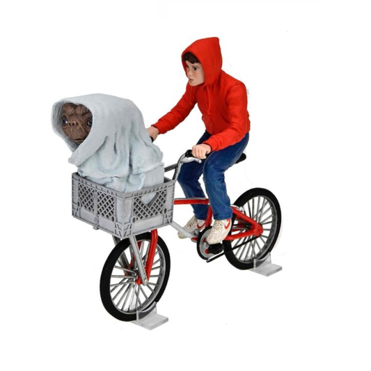 ET 40th Anniversary ET & Elliot On Bike 7" Ultimate Action Figure by Neca - Medaid International