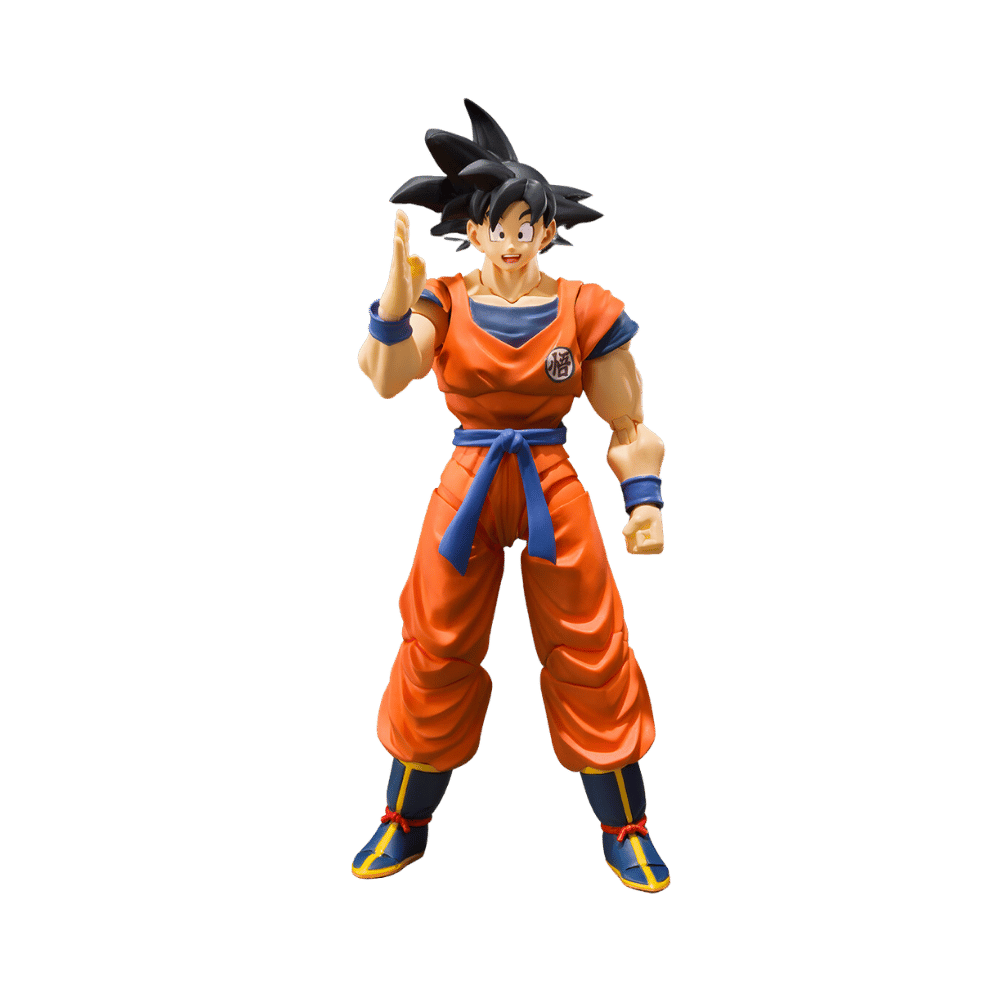Dragon Ball Z SON GOKU A SAIYAN RAISED ON EARTH S.H Figuarts Action Figure by Bandai Tamashii - Medaid International