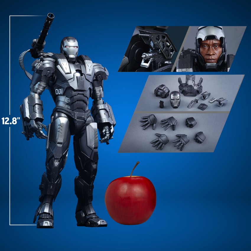 Iron Man 2 War Machine Reissue 1:6 Diecast Statue By Hot Toys - Medaid International