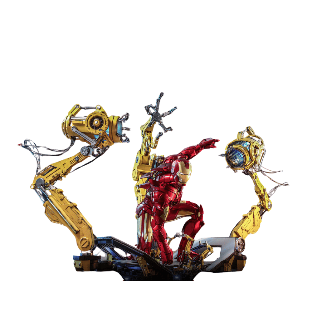 IRON MAN MARK IV WITH GANTRY 1:4 SET By Hot Toys - Medaid International