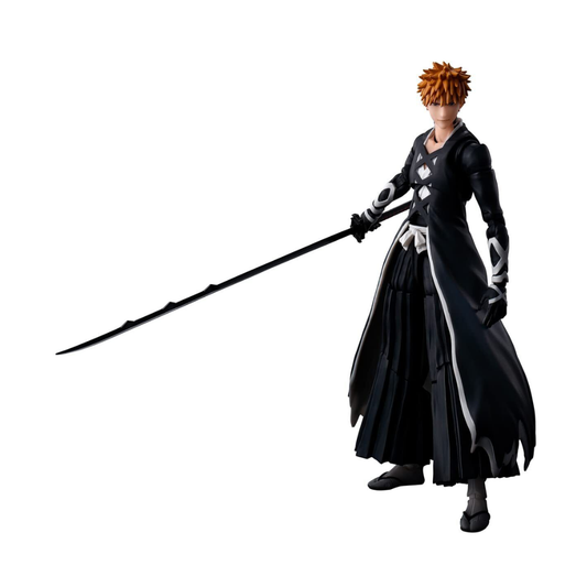 Bleach Ichigo Kurosaki "Bankai Tensa Zangetsu" 1/12 Scale S.H. Figuarts Action Figure by Bandai Tamashii - Medaid International
