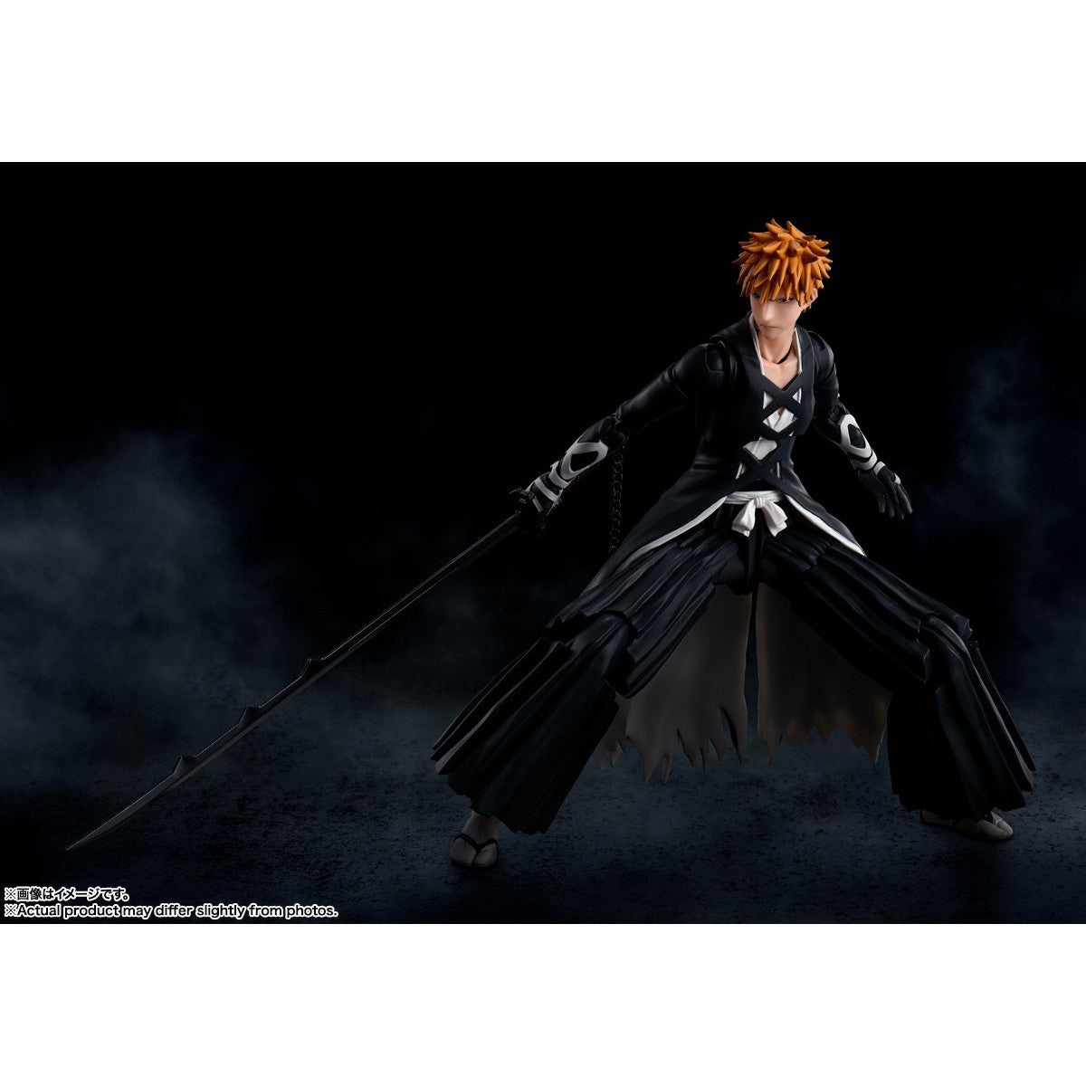 Bleach Ichigo Kurosaki "Bankai Tensa Zangetsu" 1/12 Scale S.H. Figuarts Action Figure by Bandai Tamashii - Medaid International