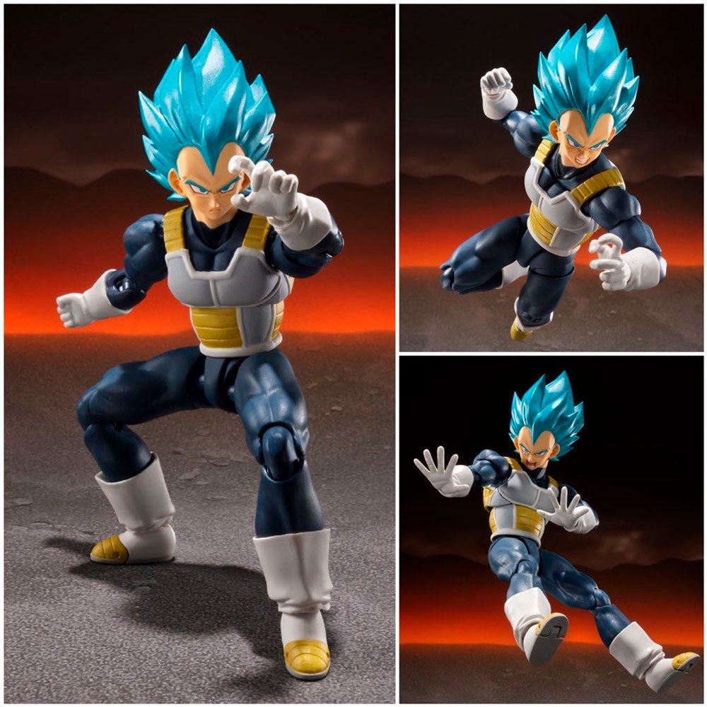 Dragon Ball SUPER SAIYAN GOD SUPER SAIYAN VEGETA -SUPER-  SH FIGUARTS By Bandai Tamashii - Medaid International