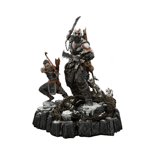 God Of War Kratos & Atreus Statue By Prime 1 Studio - Medaid International