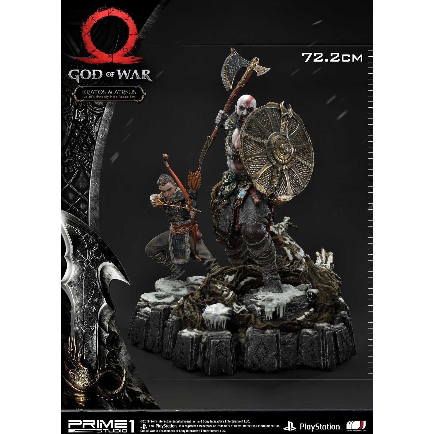 God Of War Kratos & Atreus Statue By Prime 1 Studio - Medaid International