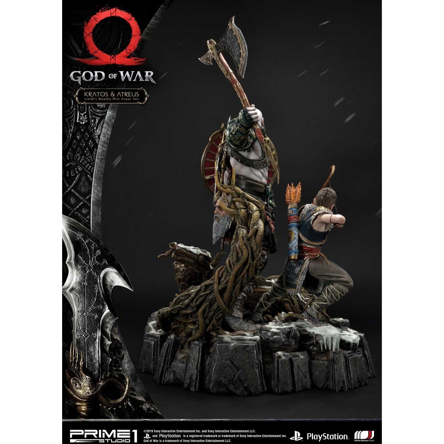 God Of War Kratos & Atreus Statue By Prime 1 Studio - Medaid International