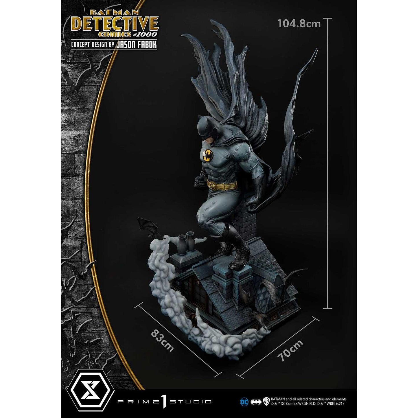 Batman Detective Comics #1000 (Jason Fabok Concept Design) Museum Masterline Statue By Prime 1 Studio - Medaid International
