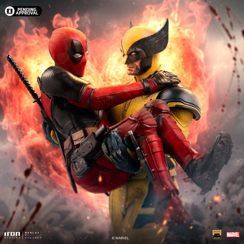 DEADPOOL & WOLVERINE - DEADPOOL & WOLVERINE ART SCALE 1/10 STATUE BY IRON STUDIOS - Medaid International