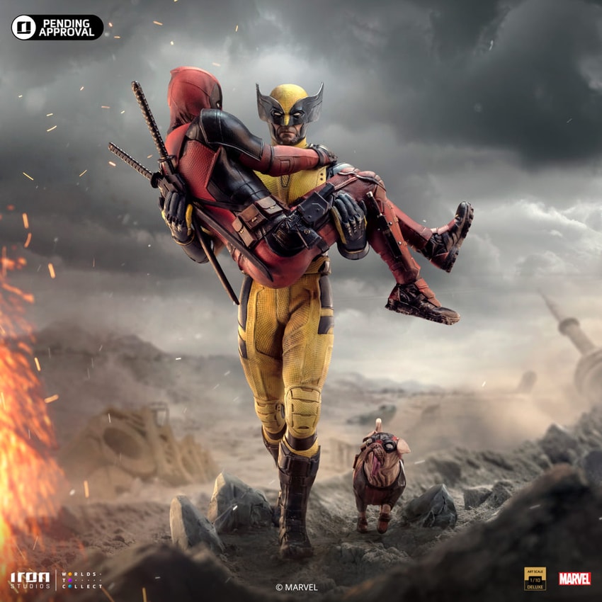 DEADPOOL & WOLVERINE - DEADPOOL & WOLVERINE ART SCALE 1/10 STATUE BY IRON STUDIOS - Medaid International