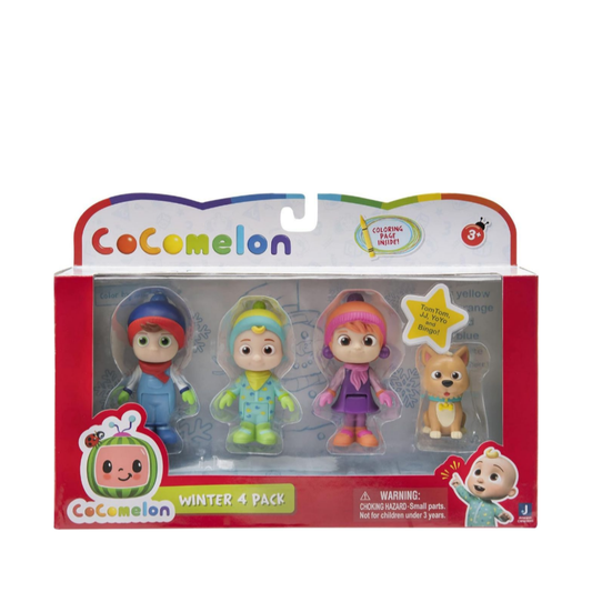 CoComelon Winter Figures 4pk - Medaid International