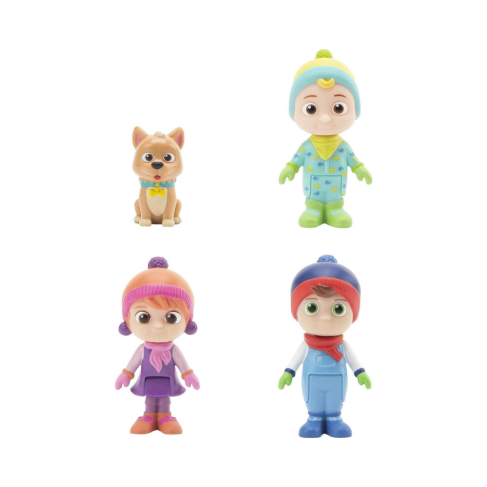 CoComelon Winter Figures 4pk - Medaid International