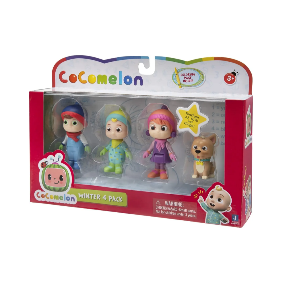 CoComelon Winter Figures 4pk - Medaid International
