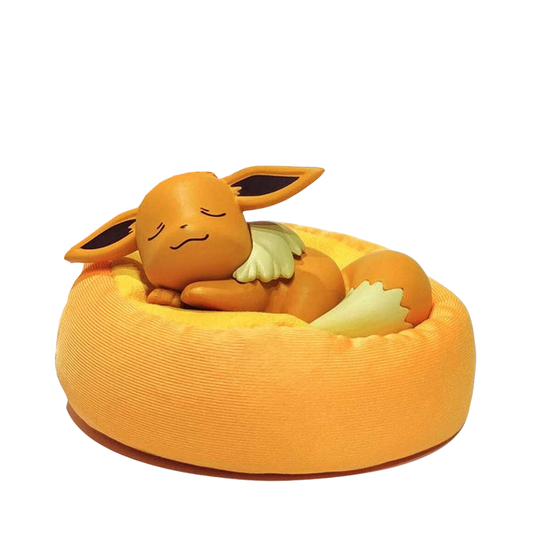 Pokemon Sleeping Eevee Figure By Langbowang - Medaid International