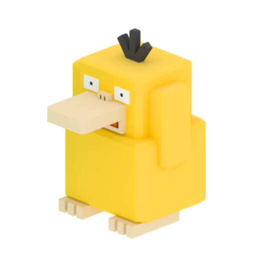 Pokemon Quest Psyduck Vinyl Figure By Langbowang - Medaid International