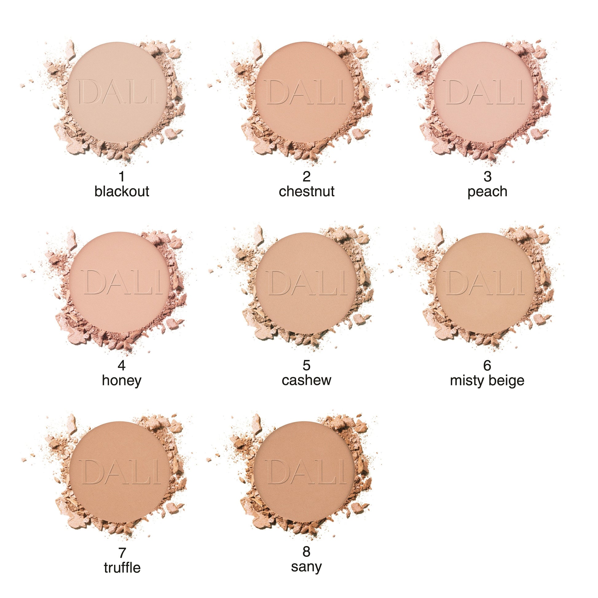 Dali Cosmetics Compact Powder - Medaid