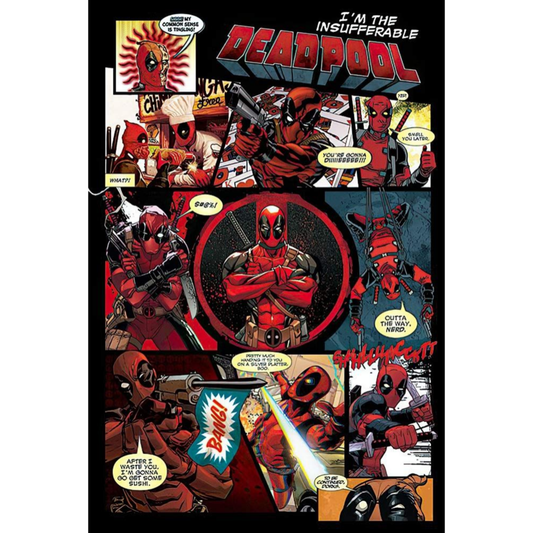 DEADPOOL (PANELS) - DOOR POSTER By PYRAMID - Medaid International