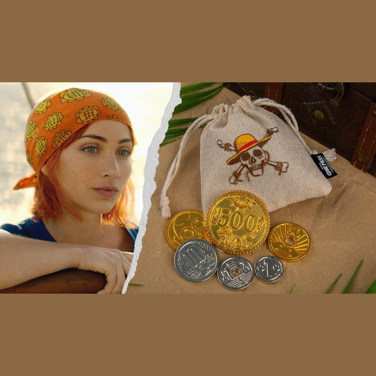 Cinereplica : Berry Coins & nami bandana Collectible - Medaid International
