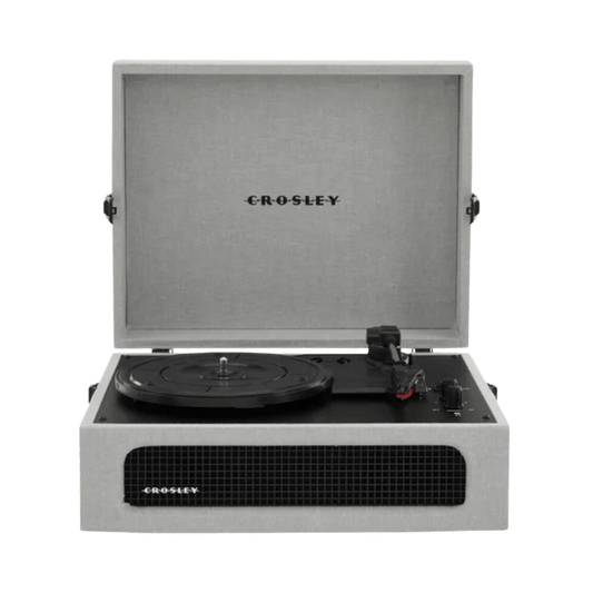 VOYAGER PORTABLE TURNTABLE WITH BLUETOOTH OUT - GRAY By CROSLEY - Medaid International