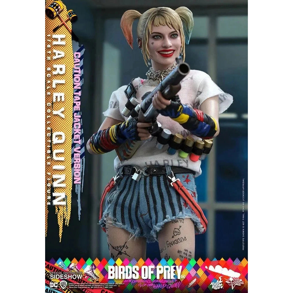 Birds of PRey - Harley Quinn (Caution Tape Jacket) 1/6 Scale Figure By Hot Toys - Medaid International