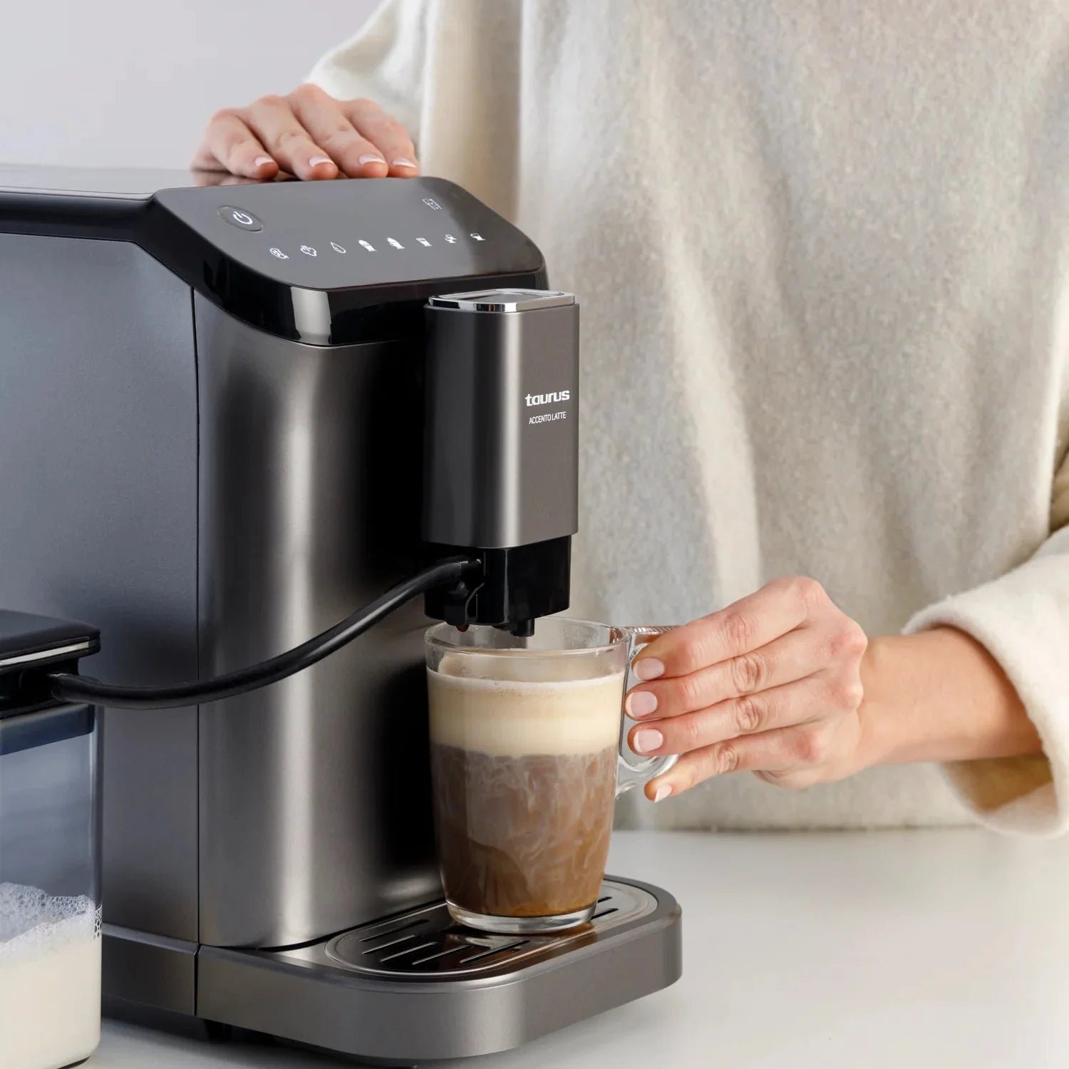 Accento Latte Super-Automatic Coffee Machine - Medaid International