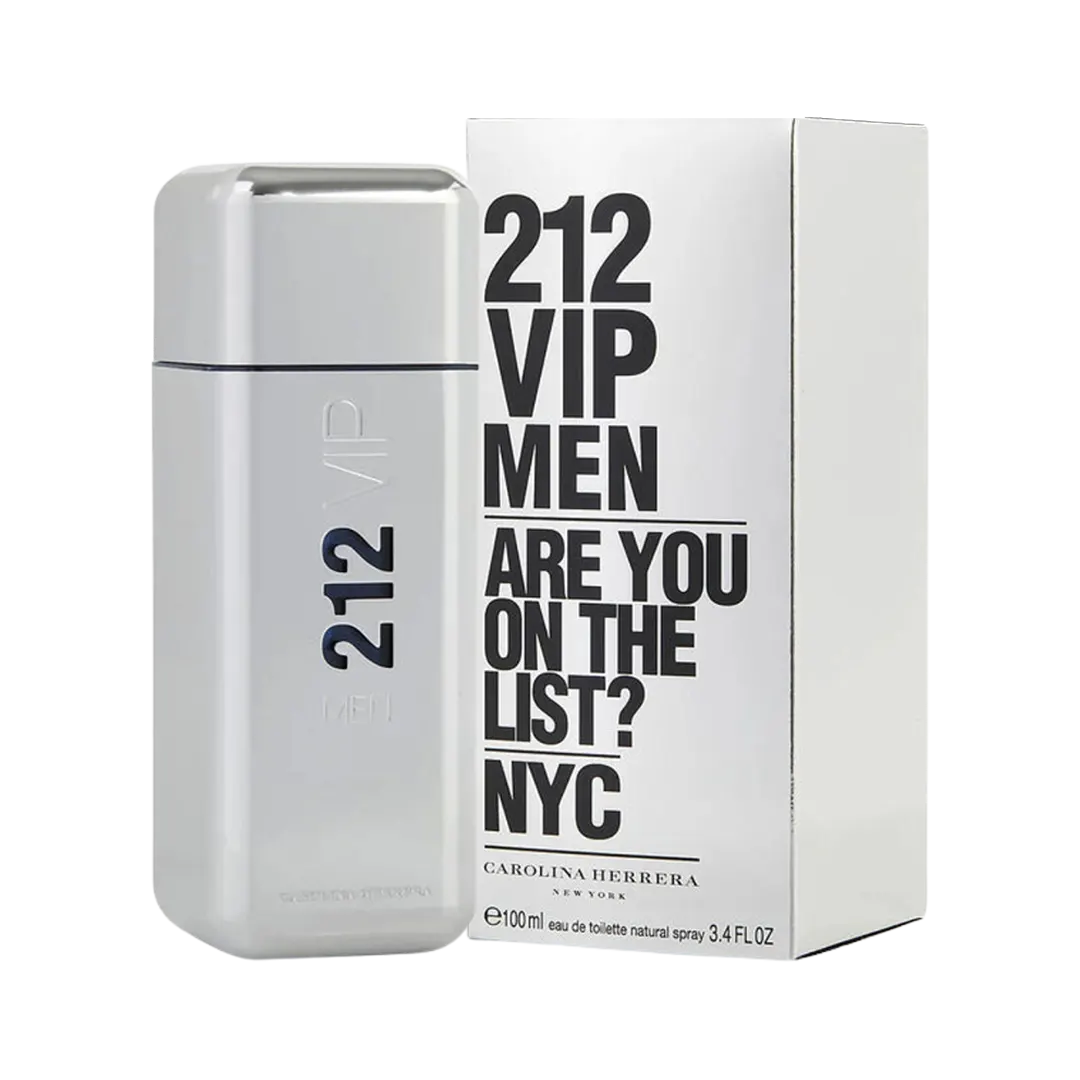 Carolina Herrera 212 VIP Men Eau De Toilette Pour Homme - 2 Sizes - Medaid