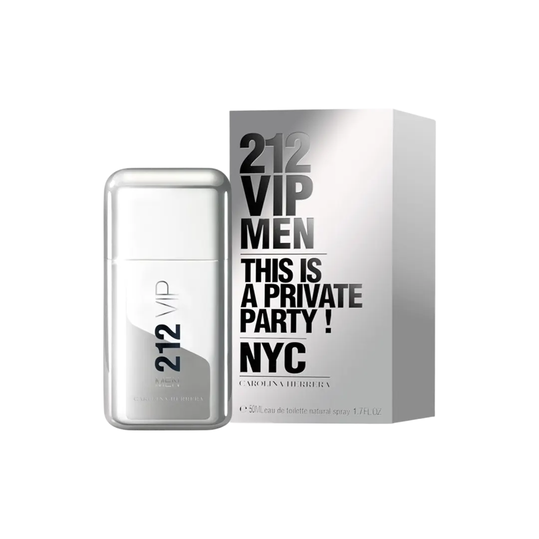 Carolina Herrera 212 VIP Men Eau De Toilette Pour Homme - 2 Sizes - Medaid