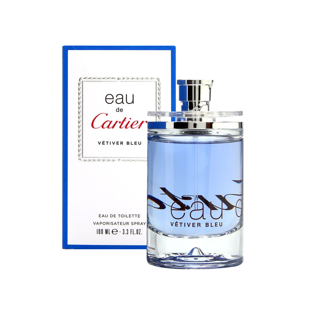 Cartier Vetiver Bleu Eau De Toilette Pour Homme - 2 Sizes - Medaid