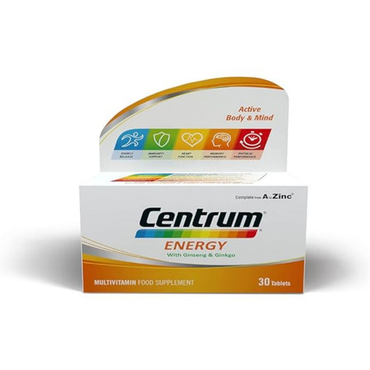 Centrum Energy Multivitamin - 30 Tablets - Medaid