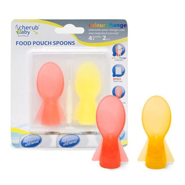 CherubBaby Food Pouch Spoons (4 months+) - Medaid