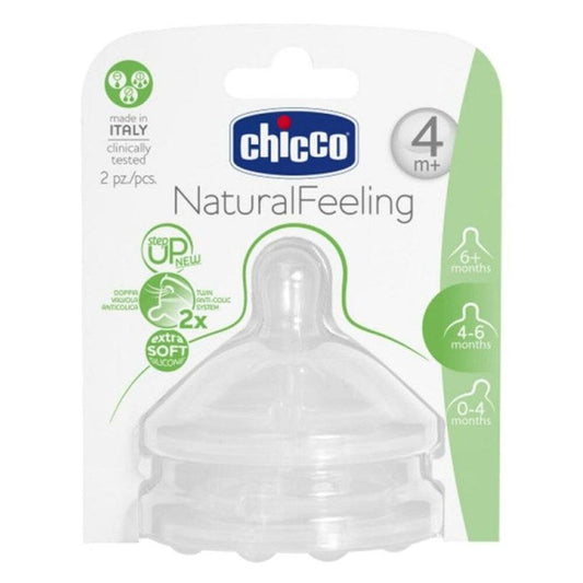 Chicco NaturalFeeling Teat Adjustable Flow 4m+ - Medaid - Lebanon