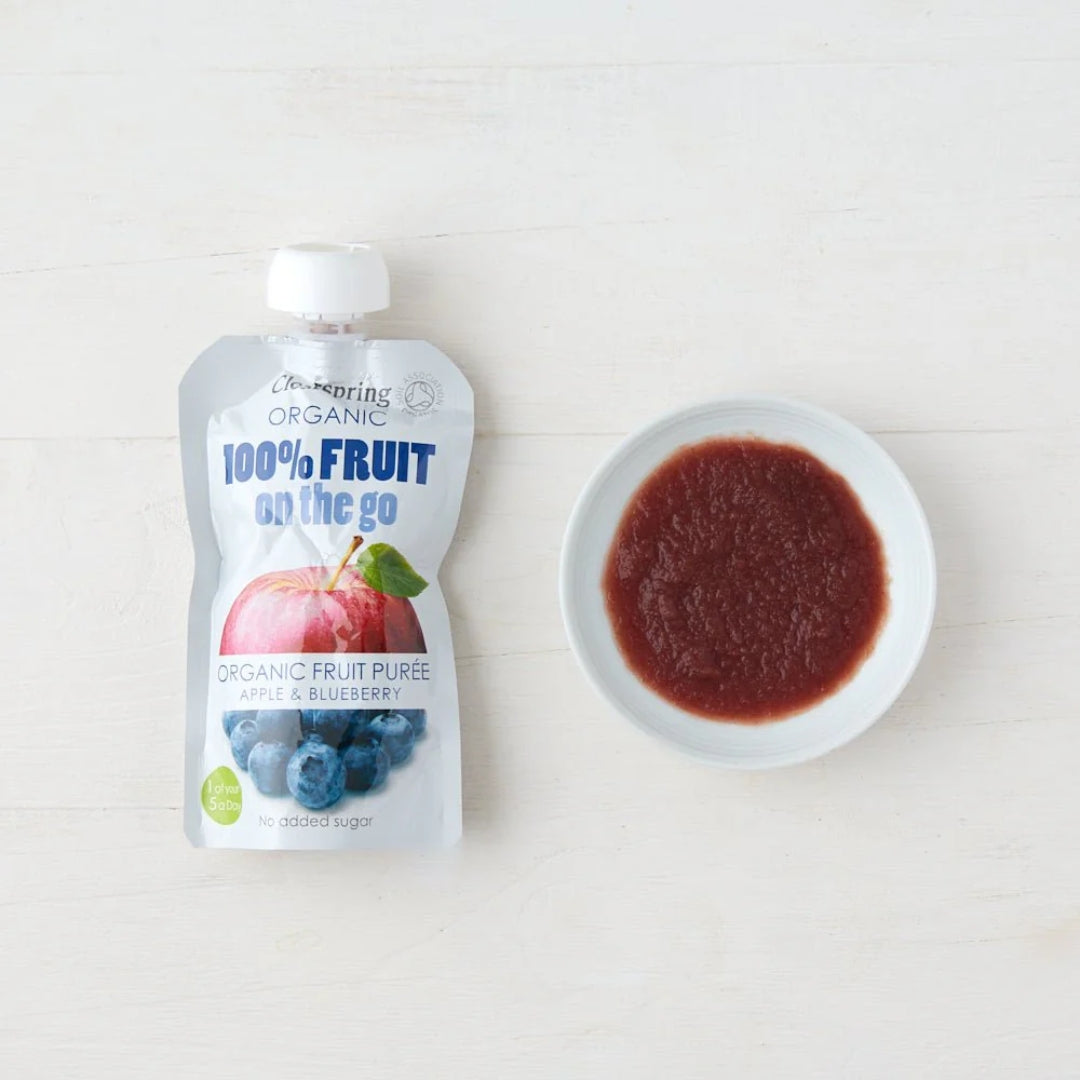 Organic Fruit Purée Apple & Blueberry - Medaid International