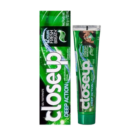 CloseUp Deep Action Menthol Fresh Gel Toothpaste - 123ml - Medaid