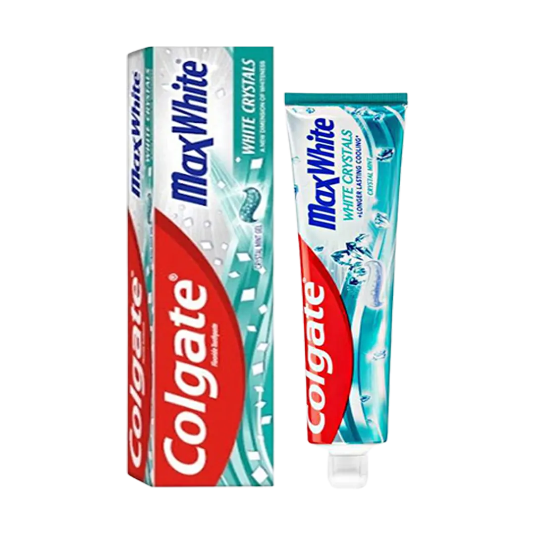 Colgate MaxWhite Whitening Crystal Mint Gel Toothpaste - 100ml - Medaid