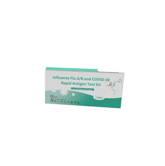 Influenza Flu AB and COVID-19 Rapid Antigen Test Kit - Medaid