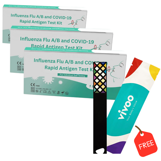 Covid Test Rapid Test + H1N1 & Free Vitamins & Minerals Checker - Medaid