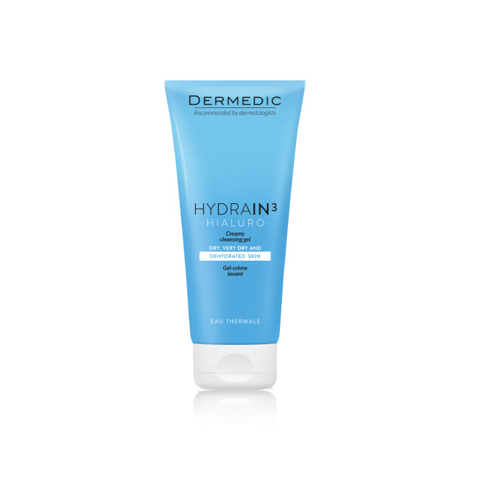 Dermedic Hydrain3 Creamy Cleansing Gel - 200 ml - Medaid